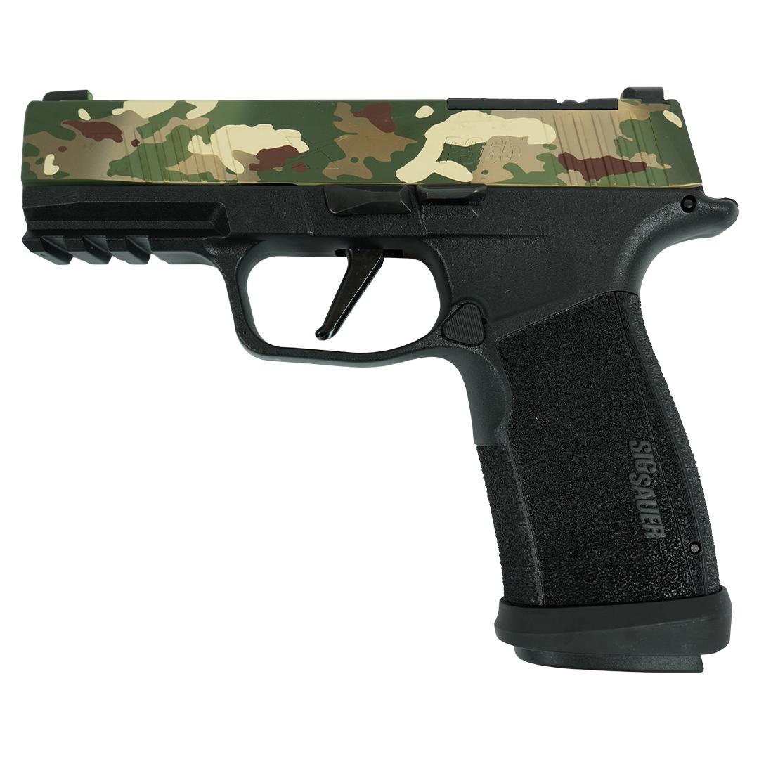 Sig Sauer P365 MuiltiCam XMACRO TACOPS Handgun 9mm Luger 17rd Magazines(4) 3.7 Barrel Black Grip - View 2