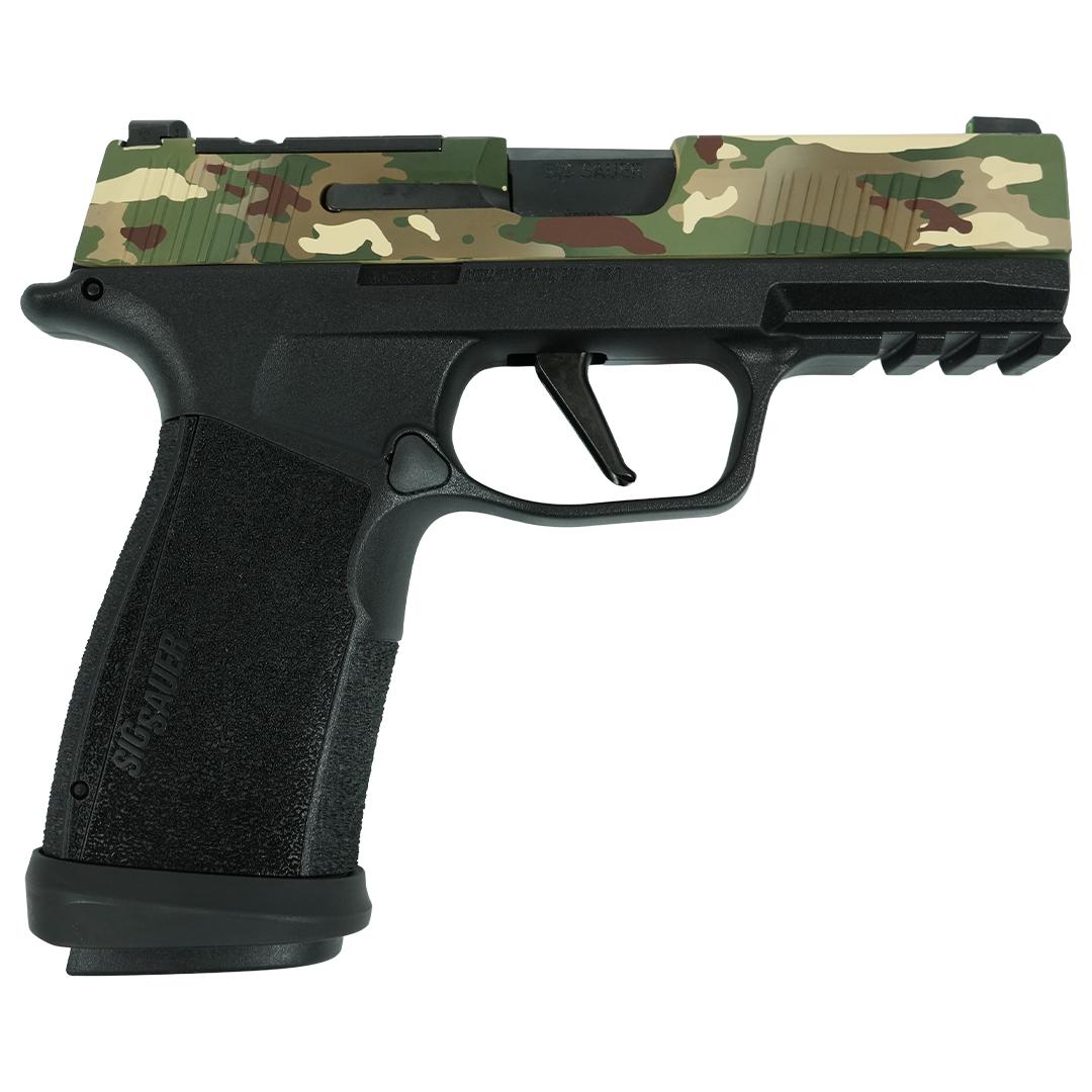 Sig Sauer P365 MuiltiCam XMACRO TACOPS Handgun 9mm Luger 17rd Magazines(4) 3.7 Barrel Black Grip - View 3