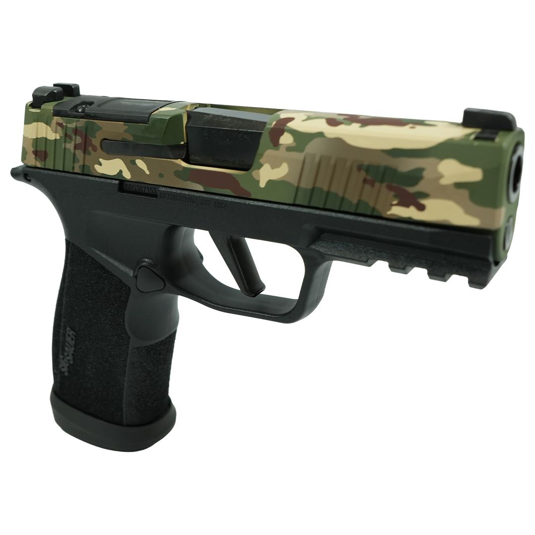 Sig Sauer P365 MuiltiCam XMACRO TACOPS Handgun 9mm Luger 17rd Magazines(4) 3.7 Barrel Black Grip - View 4
