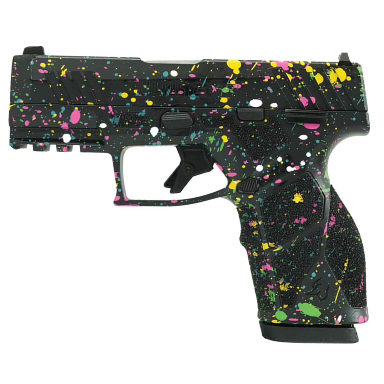 Taurus GX2 Multi-Color Paint Splatter Handgun 9mm Luger 13rd Magazines (2) 3.38 Barrel Custom Frame/Slide - View 2