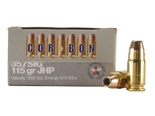 CorBon SD357SIG11520 .357 SIG 115GR JHP Ammo 20 Rounds - View 2