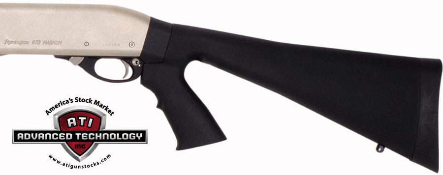 Adv. Tech. Buttstock W/Pistol Grip Most PUMPS Blac - View 2