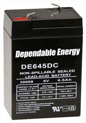 American Hunter DE30052 HR Rechargeable Battery 6 Volt 4.5 AMP - View 2