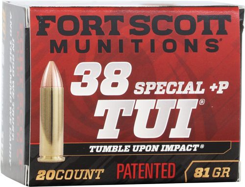 Fort Scott Munitions 38+P081SCV 38 Special+P 81gr Solid Copper Ammo 20ct - View 2