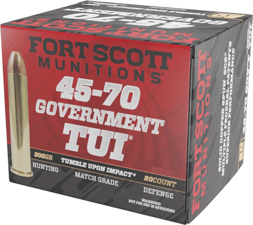 Fort Scott 4570300SCV1 TUI 45-70 Gov 300gr Solid Copper Ammo 20 Rounds - View 2