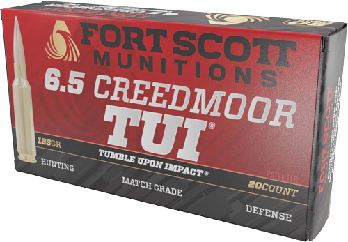 Fort Scott 65CM123SCV11 6.5 Creedmoor 123gr Solid Copper TUI Ammo 20 Rds - View 2