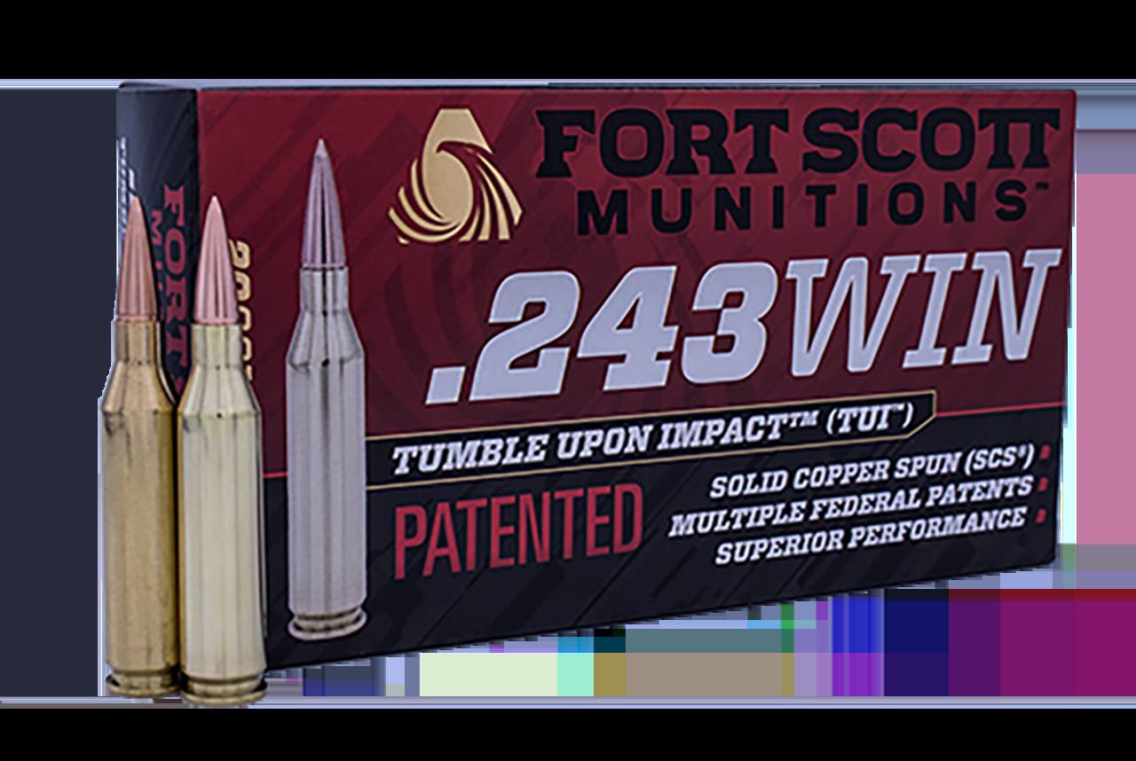 Fort Scott 243070SCV .243 Win 70gr Solid Copper TUI Rifle Ammo 20 Rounds - View 2