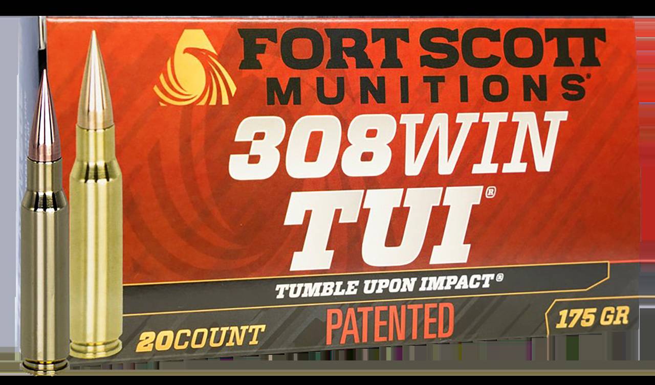 Fort Scott 308175SCV2 .308 Win 175gr Solid Copper TUI Ammo 20 Rounds - View 2