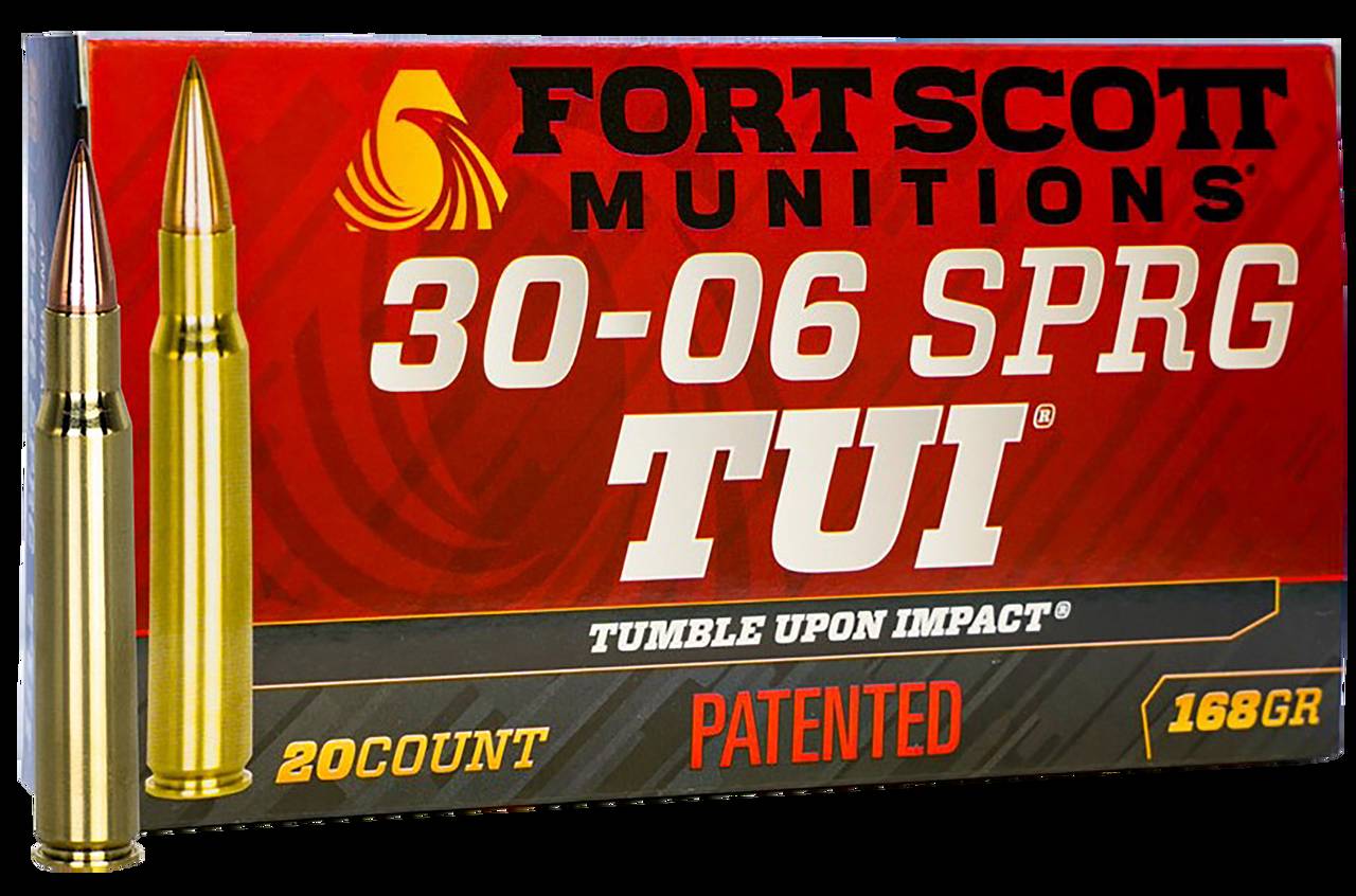 Fort Scott Munitions 3006168SCV .30-06 TUI 168gr Solid Copper Ammo 20 Rds - View 2