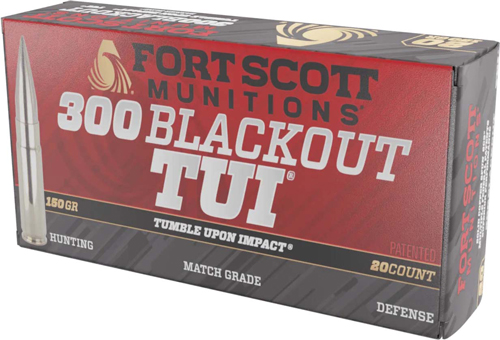 Fort Scott 300-150-SCV2 300 AAC 150GR TUI Solid Copper Ammo 20RD - View 2