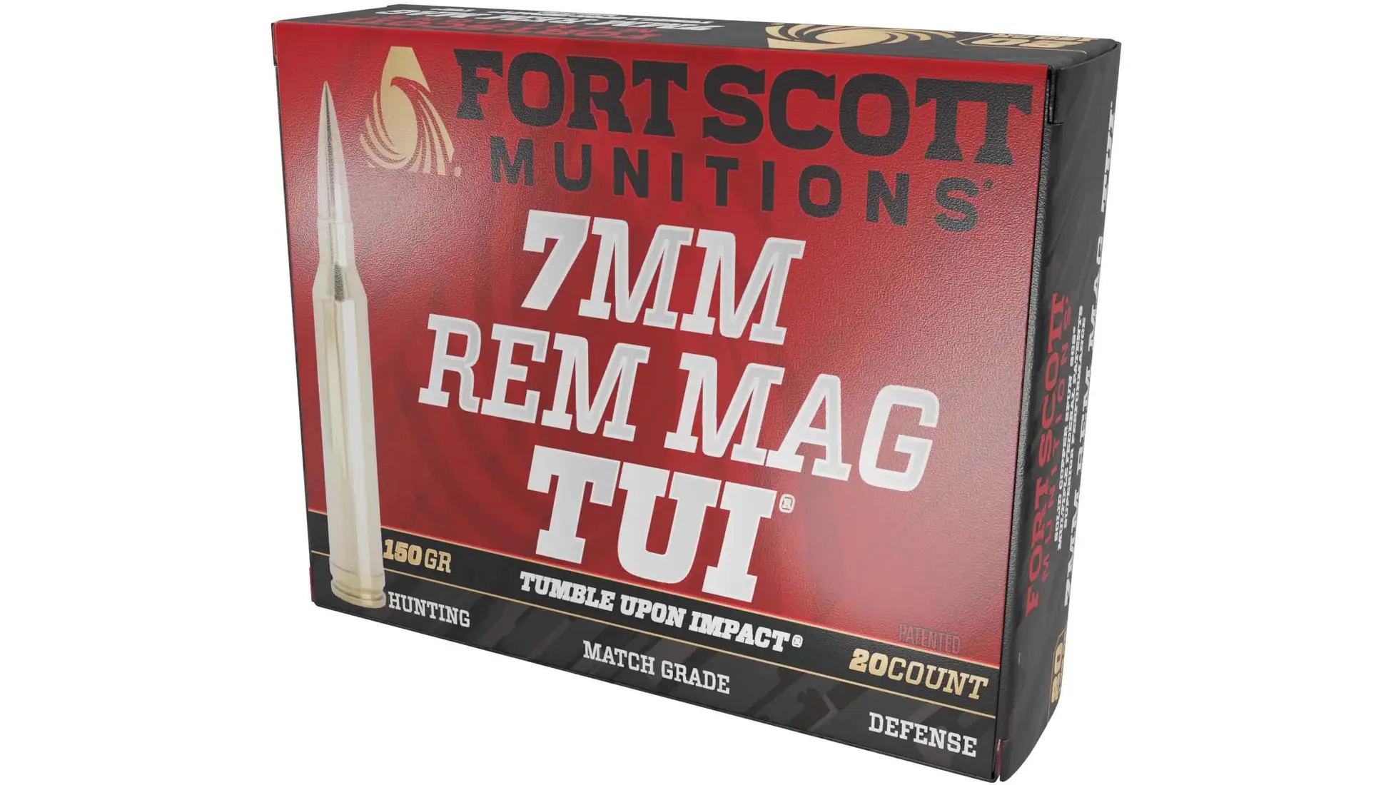 Fort Scott Munitions 7MMMAG-150-SCV2 Tumble Upon Impact (TUI) 7mm 150gr... - View 2