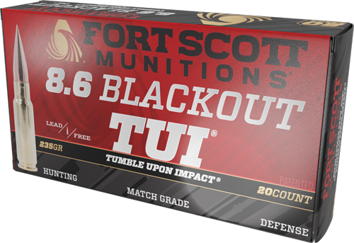 Fort Scott Munitions 86BLK235SCV1 8.6 Blackout 135gr TUI 20/Box - View 2