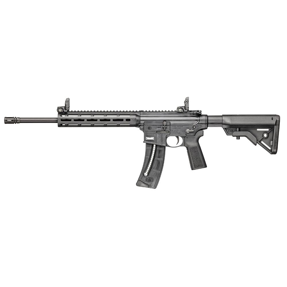 S&W M&P 15-22 14180 22LR 25+1 Folding MBUS Matte Black Handguard - View 2