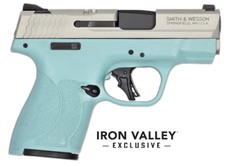 Smith & Wesson 14297 M&P9 Shield Plus 9mm 3.1" SS Robin Egg Blue 10rd - View 2