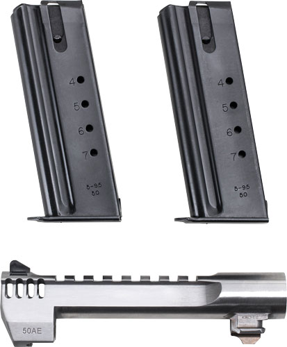 Magnum Research Desert Eagle Barrel Black 6" 50AE w/2 Mags - View 2