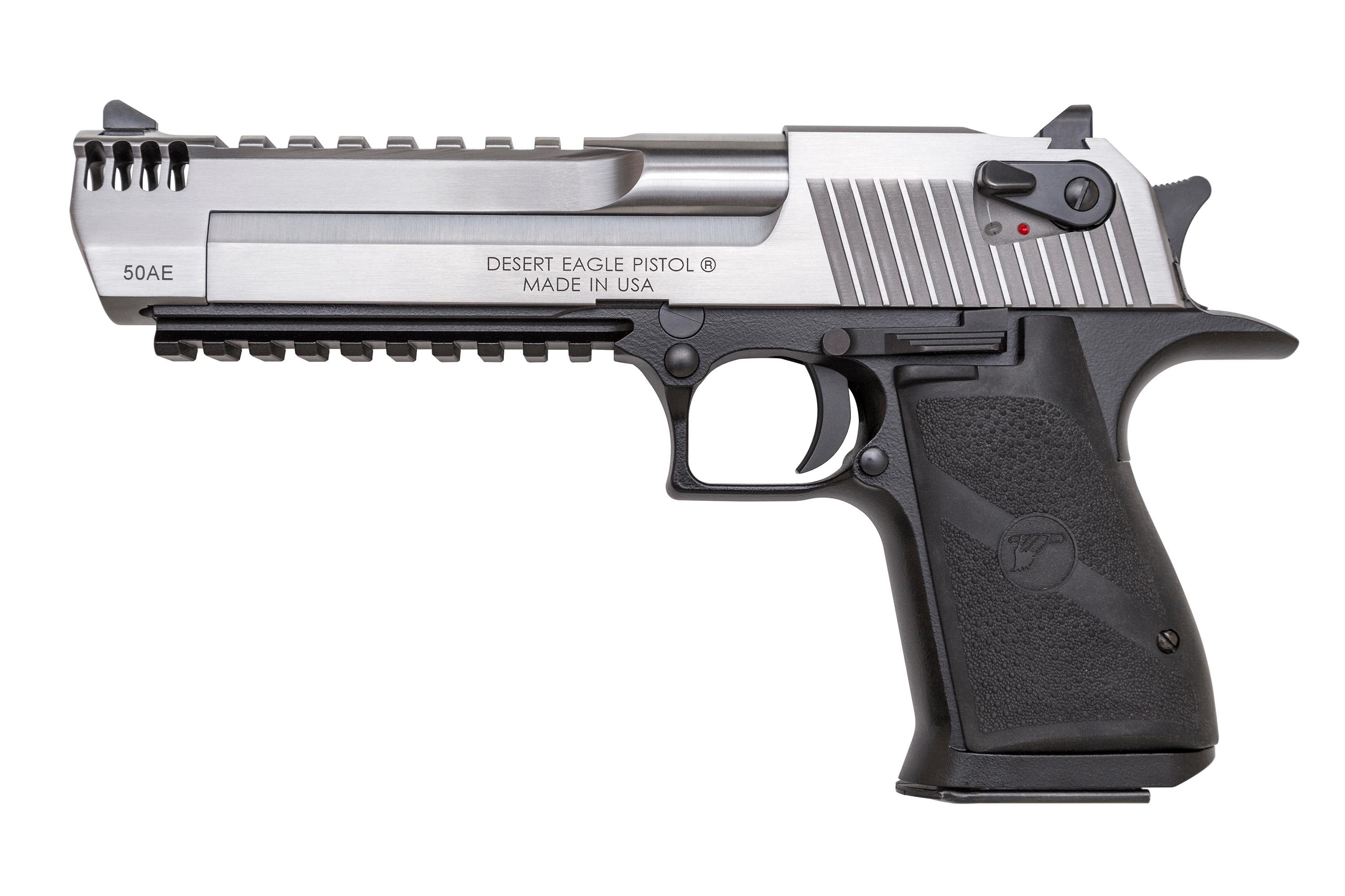 Magnum Research DE50ASIMB Desert Eagle Mark XIX 50 AE 6" Barrel Black Aluminum Frame Stainless Steel Slide - View 2