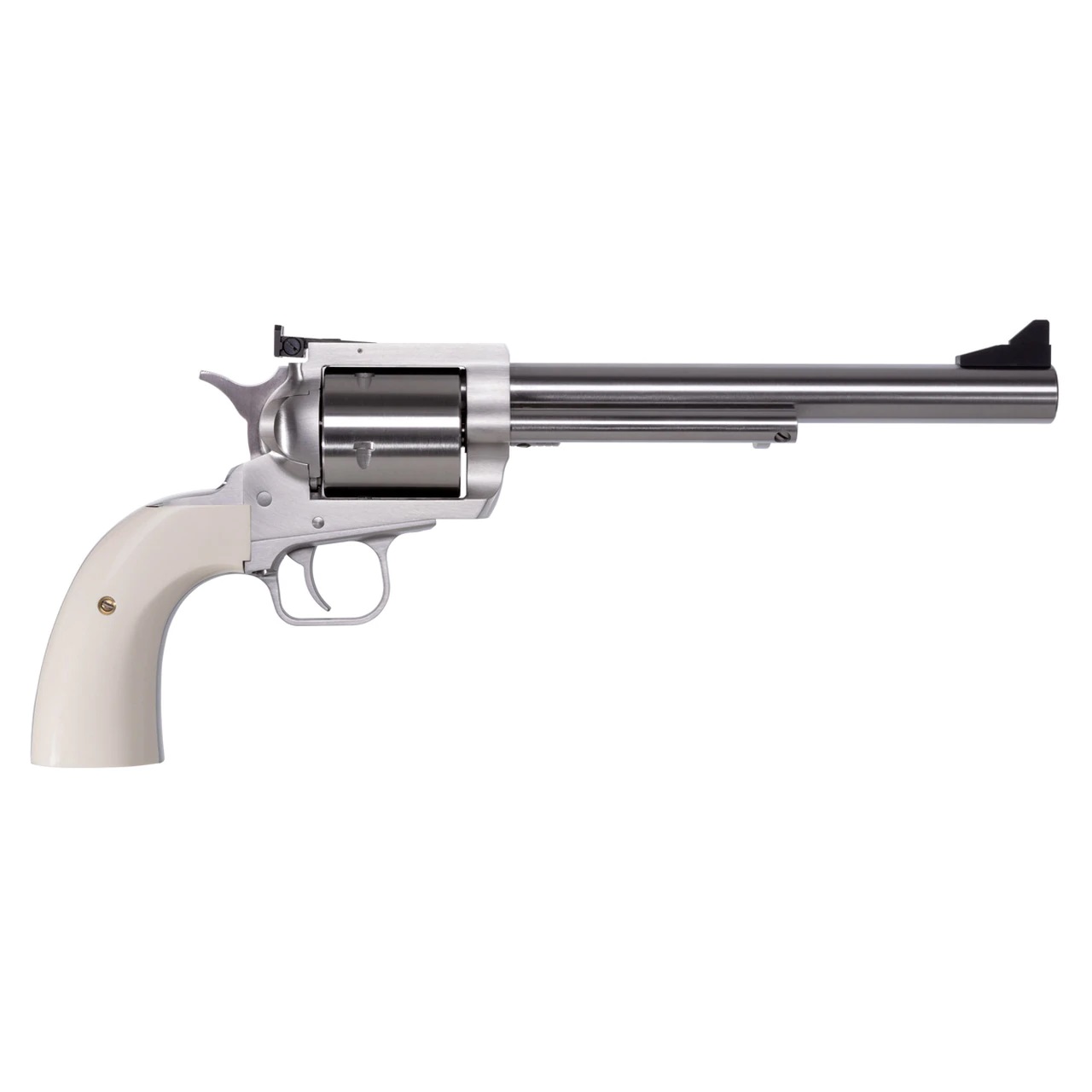 MAGNUM RESEARCH BFR 500 JRH 7.5in 5rd Sh Cylinder SS Revolver Bisley Grips - View 2