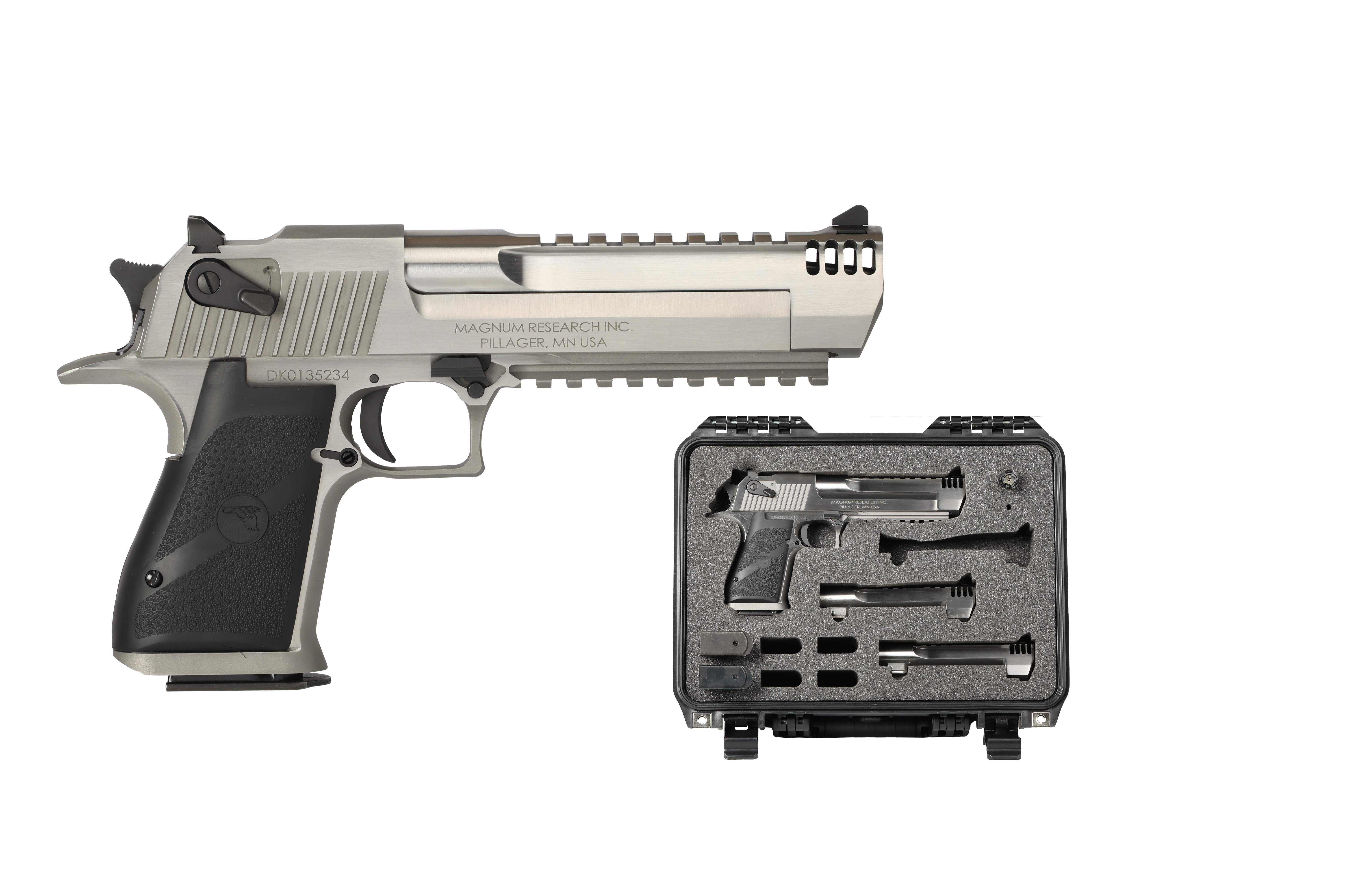 Magnum Research DEXIX6SRMB DE Mark XIX Component System 357 Magnum 6.0" Stainless Steel Semi-Auto Pistol - View 2