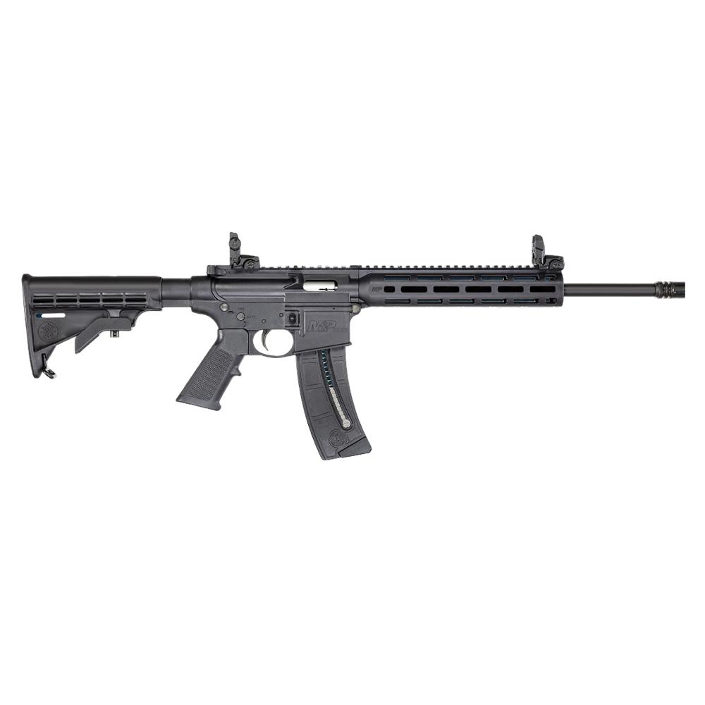 S&W 14375 M&P 15-22LR 25+1 16.5" Barrel Folding MBUS Black Polymer - View 2