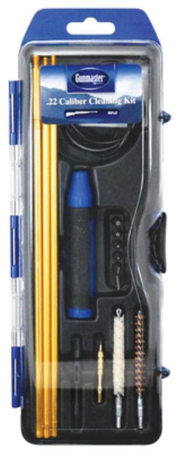 GunMaster GM22HY Hybrid Cleaning Kit .22 Cal Rifle 16-Piece Black/Blue - View 2