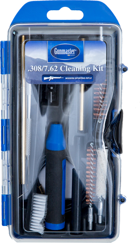GunMaster GM308AR .308 Cal Rifle Cleaning Kit 17-Piece Black/Blue - View 2