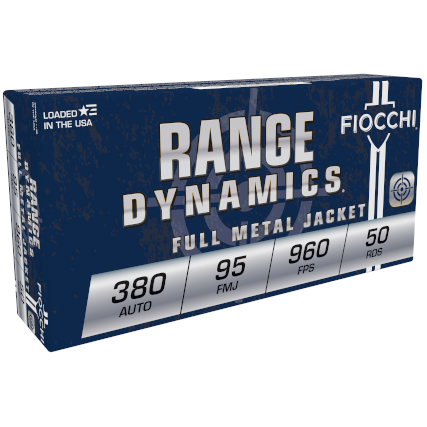 Fiocchi .380 Auto/ACP 95gr FMJ Ammo 50 Rounds - View 2