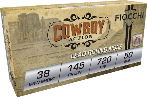 Fiocchi Cowboy Action .38 S&W Short 145gr LRN Ammo - View 2