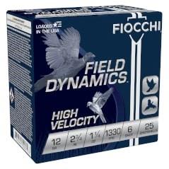 Fiocchi 12GA 2-3/4" 1-1/4 oz. #6 High Velocity Shotgun Ammo - View 2