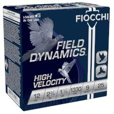 Fiocchi 12HV9 12 Gauge 2.75 in 1.25 oz 9 Shot 1330 fps 25 Rounds - View 2