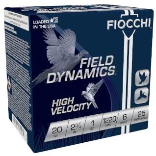 Fiocchi 20HV6 Field Dynamics High Velocity 20 Gauge Lead Ammunition - View 2