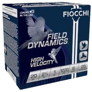 Fiocchi 20HV8 Field Dynamics High Velocity 20 Gauge Ammo - View 2
