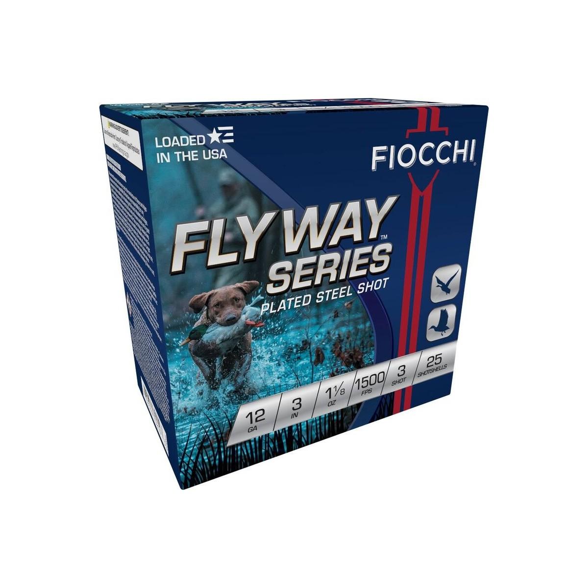 Fiocchi 123ST3 Flyway 12Gauge 3" 1 1/8oz 3Shot 25 Per Box/10 Case - View 2