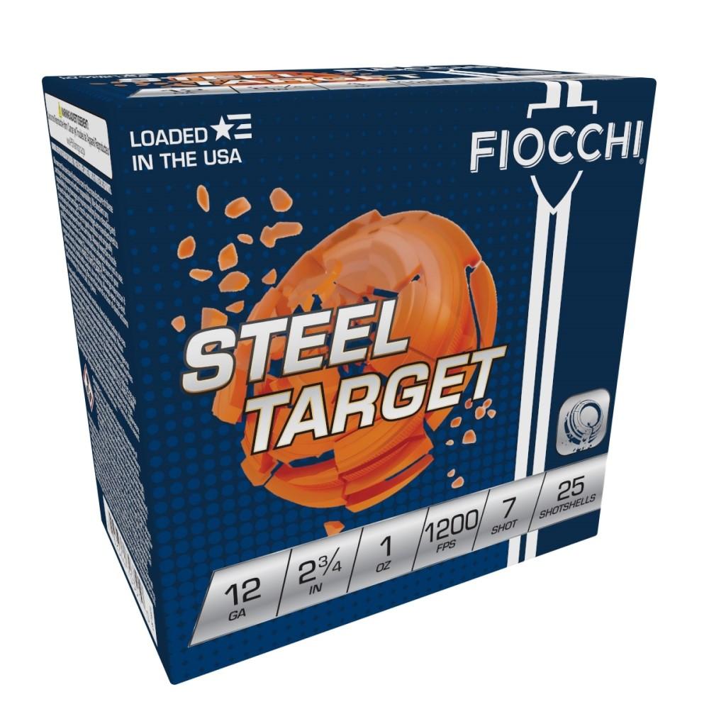 Fiocchi 12SLR7 Steel Target 12Ga 2.75" 1oz #7 Shot 25rd Box - View 2