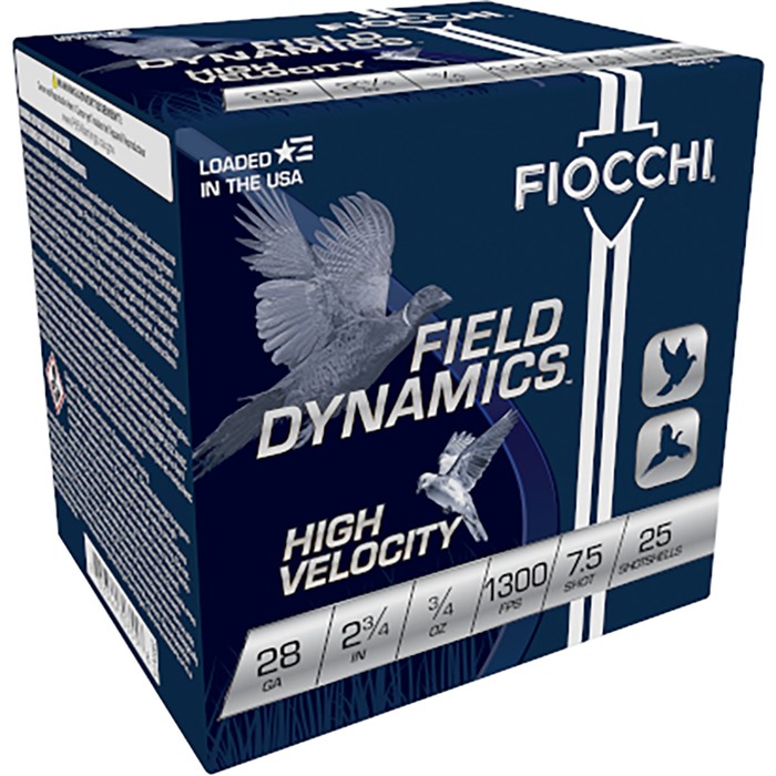 Fiocchi 28HV75 28 Gauge High Velocity Lead Shot Ammunition - View 2