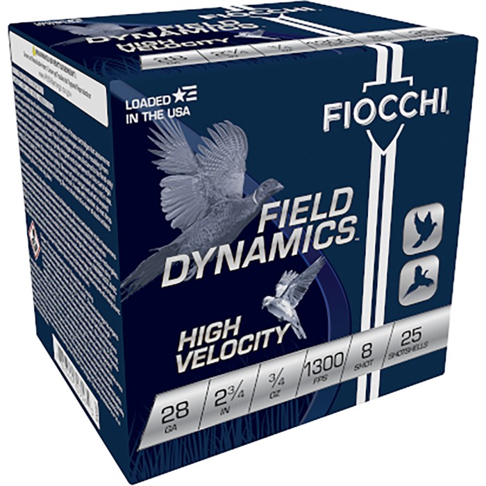 Fiocchi 28HV8 Field Dynamics High Velocity 28 Gauge Lead Ammunition - View 2