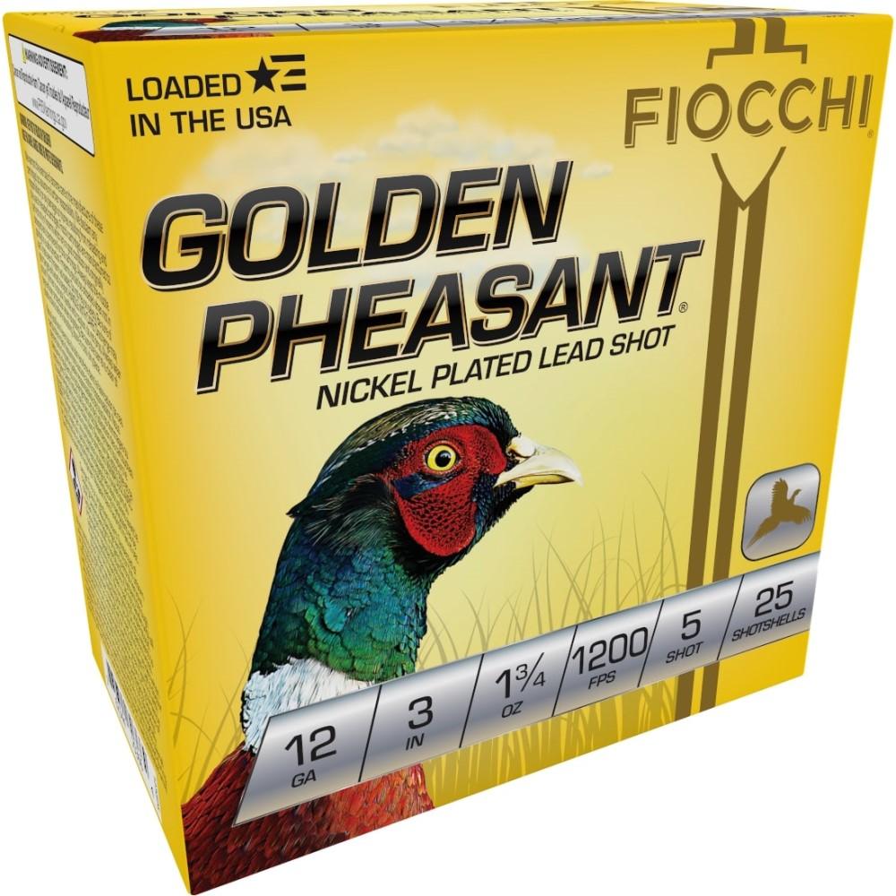 12 Ga Nickel-Plated Lead-5 1-3/4 oz 3" 25 Rds Fiocchi Ammo Shotgun - View 2