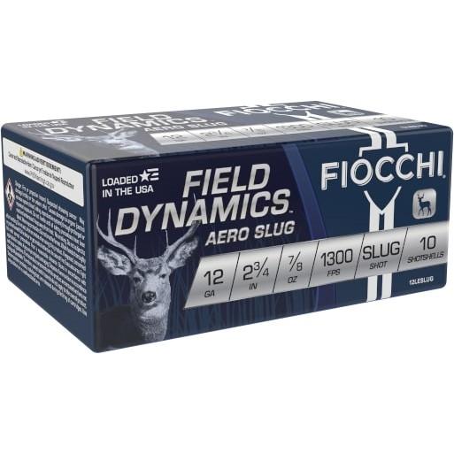 Fiocchi 12LESLUG 12 Gauge 2.75" 7/8oz Rifled Slug 10 Rounds 1300fps - View 2