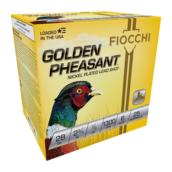 Fiocchi 28GP6 Golden Pheasant Extrema 28Gauge 2.75" 7/8oz 6Shot 25 Per - View 2