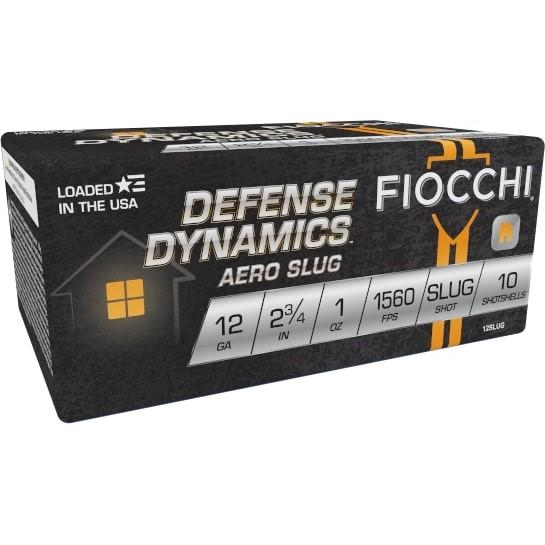 Fiocchi 12SLUG Defense Dynamics Aero 12Gauge 2.75" 1oz RifledSlug Shot - View 2