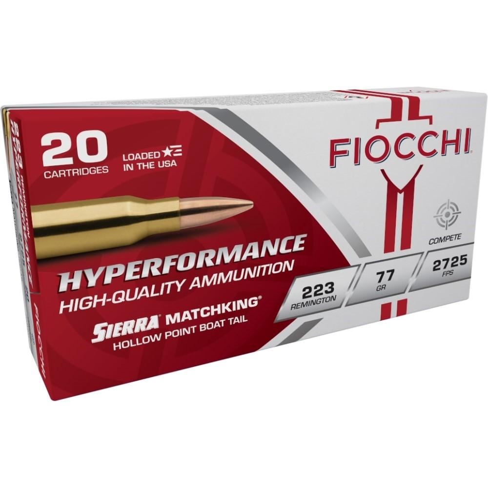 Fiocchi 223 Rem 77gr HPBT MK Ammo - View 2