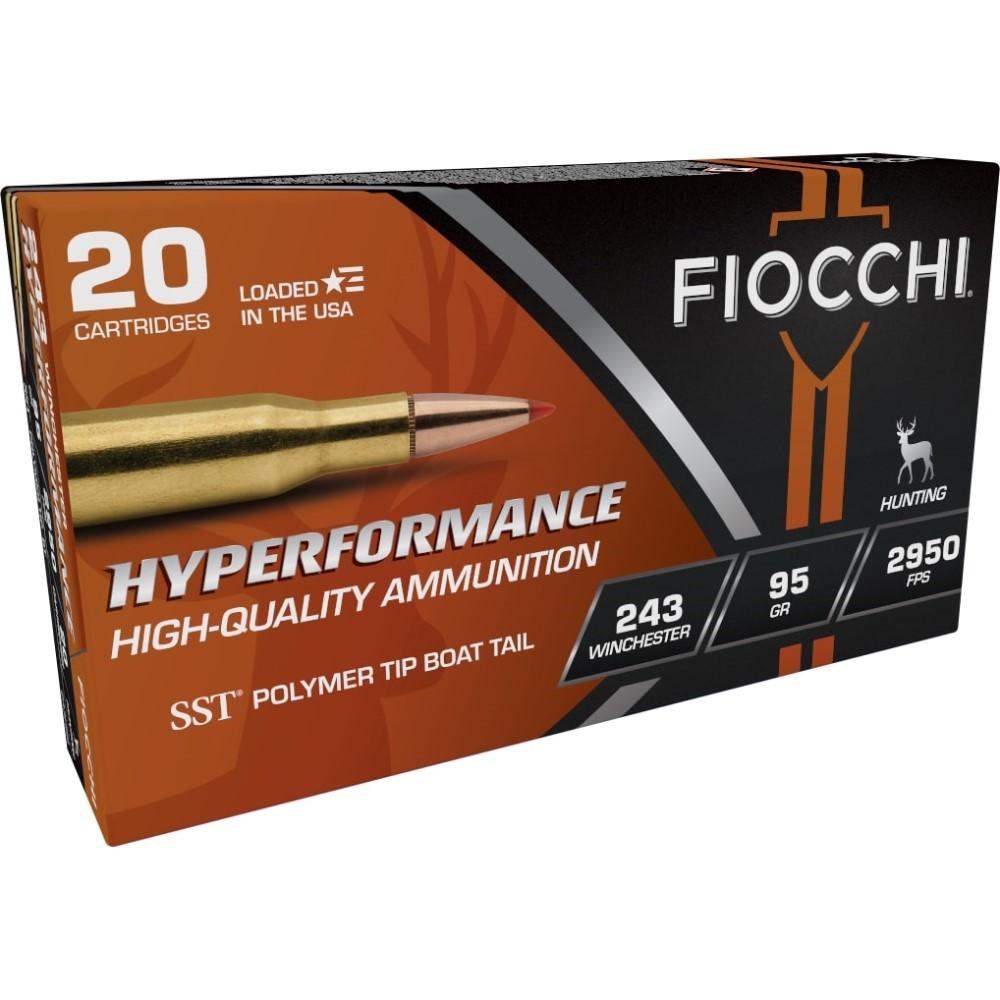 Fiocchi 243HSB Hyperformance 243Win 95gr SST 20rd Box - View 2