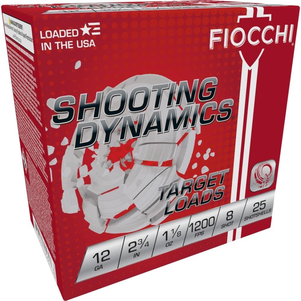 Fiocchi 12SD18H8 Shooting Dynamics 12 Gauge 2.75" 1 1/8 oz 1200FPS 8 Shot - View 2