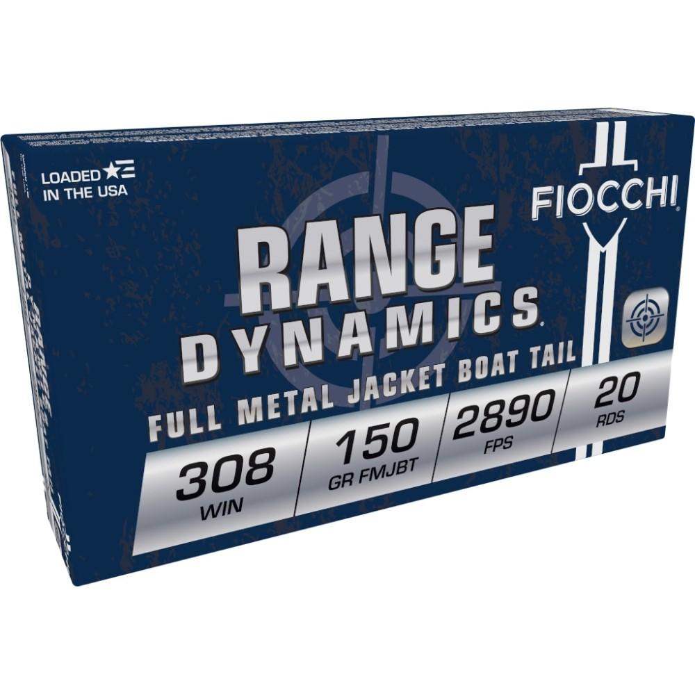 Fiocchi 308Win 150gr FMJBT 2890fps 20rds - View 2