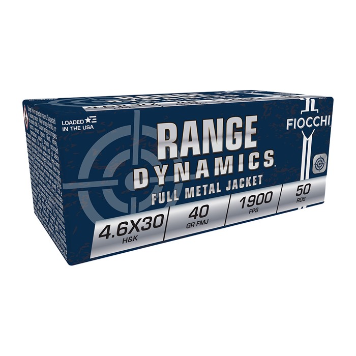 Fiocchi 46EXA Range Dynamics 4.6x30mm H&K 40 gr FMJ - 50/20 - View 2