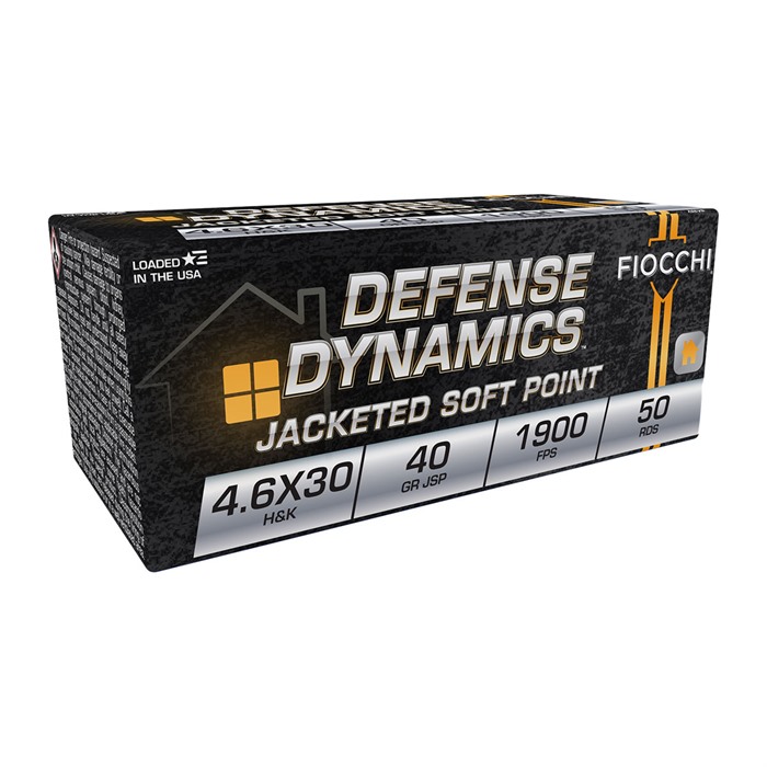 Fiocchi 46EXB Defense Dynamics 4.6x30mm H&K 40 gr JSP - View 2
