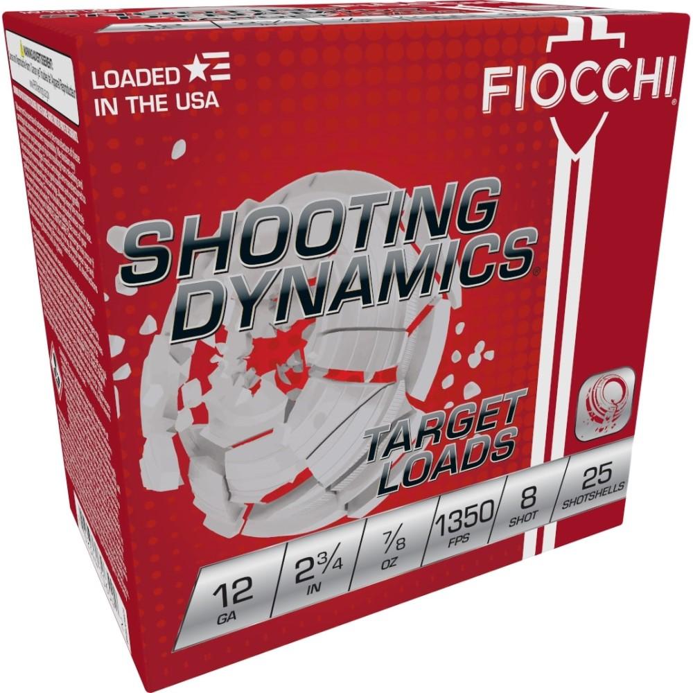 Fiocchi 12SD78H8 Shooting Dynamics Target 12Gauge 2.75" 7/8oz 8Shot 25 - View 2