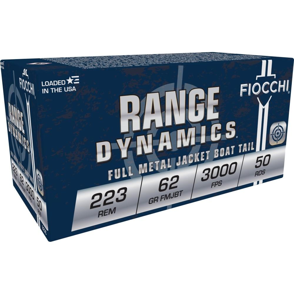 Fiocchi 223C Range Dynamics 223Rem 62gr Full Metal Jacket Boat Tail 50... - View 2