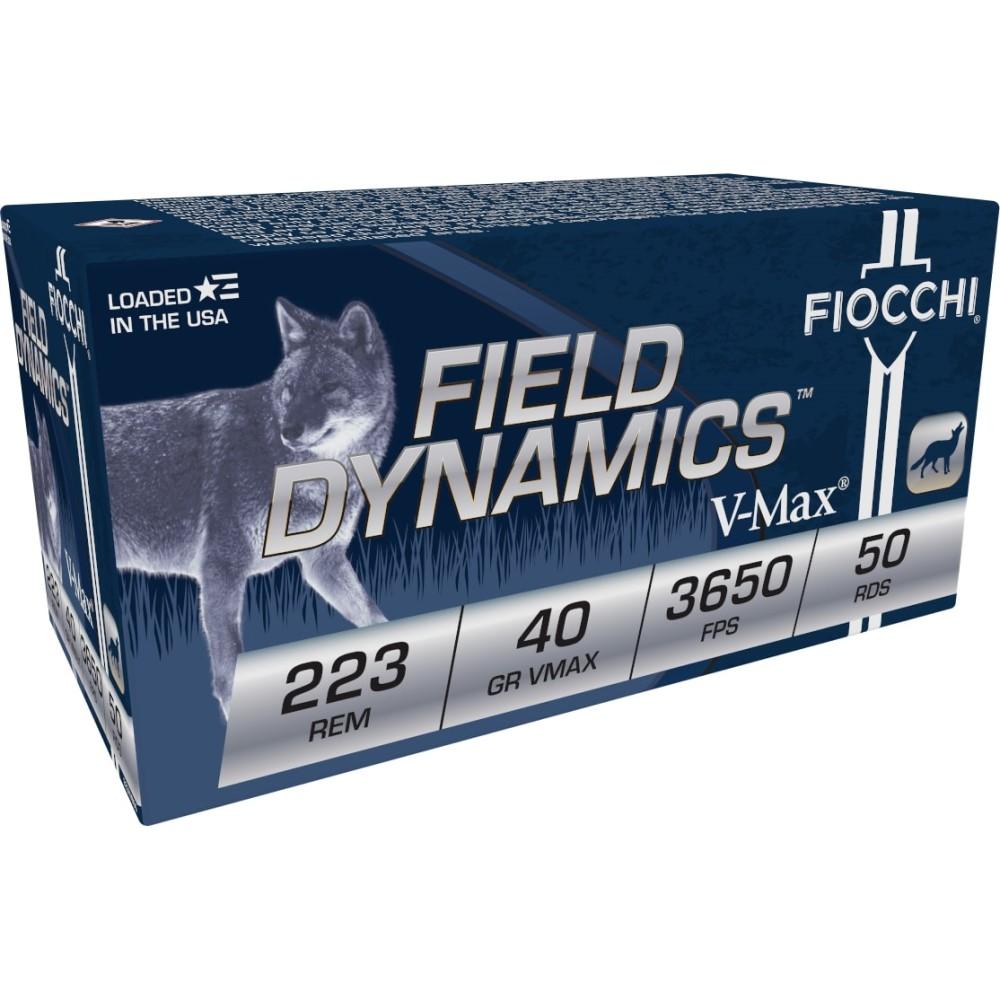 Fiocchi 223 Remington 40gr V-Max BT Ammo - View 2