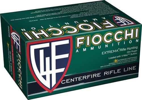 Fiocchi 204HVA Field Dynamics V-Max 204 Ruger 32GR Ammo - View 2
