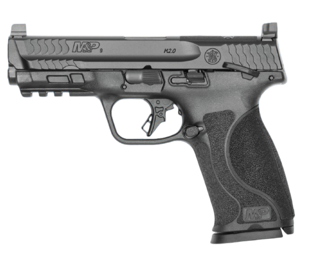 S&W M&P9 M2.0 Optic Ready Handgun 9mm Luger 10rd Magazines(2) 4.25 Barrel Thumb Safety Load  Indicator CA Compliant - View 2